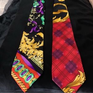 Lot of 2 Gianni Versace Ties